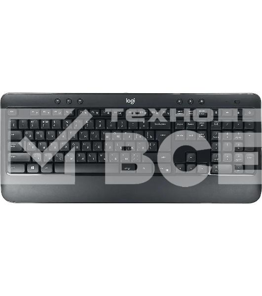 Комплект клавиатура+мышь беспроводной LOGITECH MK540 Advanced black (USB, 1000dpi) (920-008686)