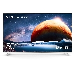 Телевизор Digma PRO 50' Mini LED 50Q серебристый Mini-LED QLED UHD 144Hz Smart TV Google TV 3GB/32GB, фото 1