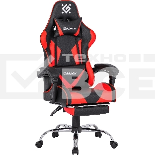 Кресло игровое Defender PILOT RED/BLACK