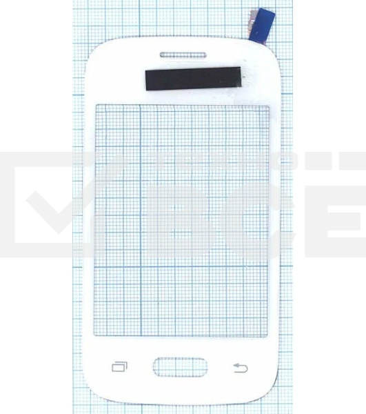 Сенсорное стекло (тачскрин) для Samsung Galaxy Pocket 2 SM-G110, белое