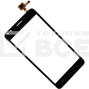 Сенсорное стекло (тачскрин) для Prestigio Muze C3 MultiPhone 3504, черное