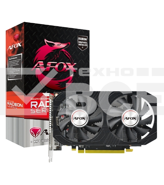 Видеокарта AFOX Radeon RX 560 4GB GDDR5 128BIT DVI HDMI DP (AFRX560-4096D5H4-V2) RTL