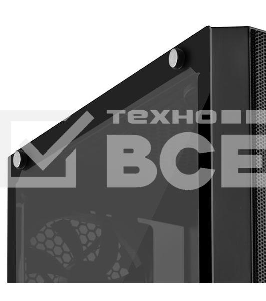 Компьютерный корпус Silverstone SST-PS15B-PRO Precision Mini Tower Micro ATX Computer Case, tempered glass, 2x 120мм ARGb, 1x ARGb Controller, black