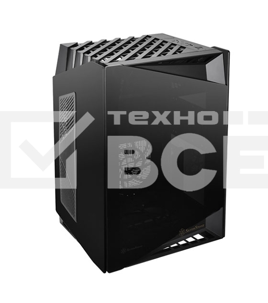 Компьютерный корпус SilverStone SST-LD03B-AF TO-LD03-BK-GLASS AND AIR FLOW VENT-SST  (810256)