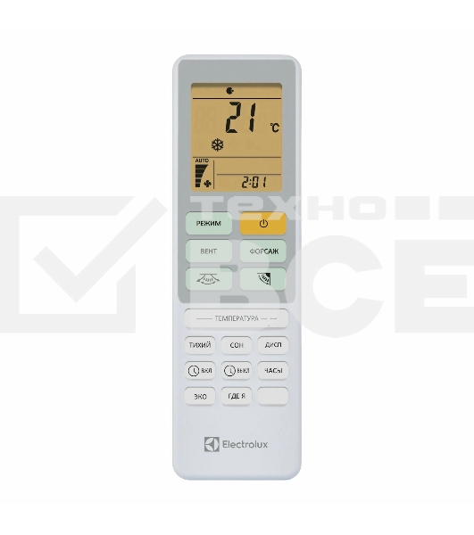 Блок внутренний сплит-системы Electrolux EACS/I-09HAL/N8/in инвертор, 9000 BTU, 25 м², 23 дБ, охлаждение, обогрев, осушение, белый