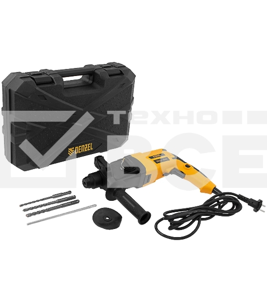 Перфоратор электрический RHH-600-22, SDS-plus, 600 Вт, 2,5 Дж, 2 реж. Denzel