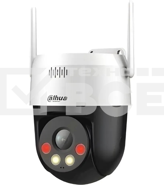 Камера видеонаблюдения IP Dahua DH-P5AE-PV Wi-Fi 4-4мм цв. корп.:белый/черный