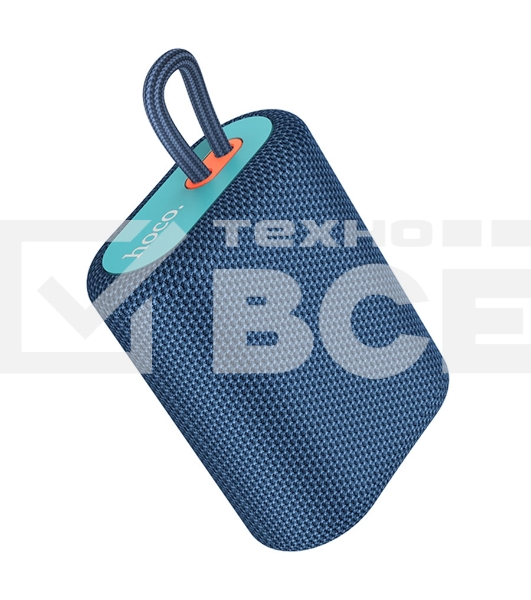 Портативная колонка HOCO BS47, синий, ткань