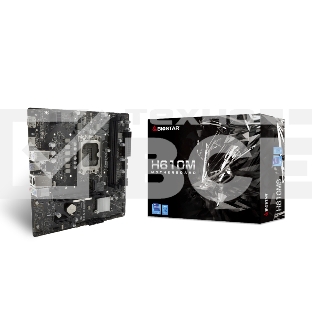 Материнская плата Biostar H610MS, LGA 1700, Intel H610, 2xDDR4, 4xSATA, 1xM.2, 1xPCIe 4.0 x16, 1xPCIe x1, 1xHDMI, 1xDP, 1x 1Gb LAN, 1xUSB-A 3.2 Gen 1, 4xUSB-A 2.0, 3x3.5 мм, 7.1, mATX