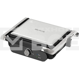 Гриль электрический Hyundai HYG-3041 2000Вт черный/черный