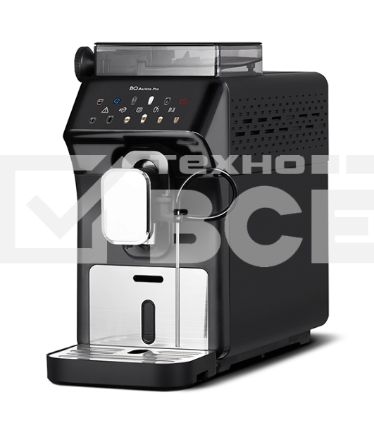 Кофемашина автоматическая BQ CM9004 чёрный, исп. кофе - зерновой, 2 л, 1450 Вт, 15 бар