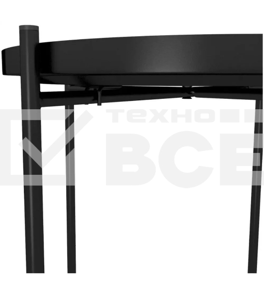 Столик журнальный SHEFFILTON SHT-CT8-1 металл черный муар (200184)