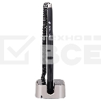 Ручка гелевая Deli E6797black черный, d=0.7мм, черные чернила, на подставке, линия 0.55мм, фото4