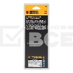 Нож Denzel 25 мм, сменное лезвие, SK4, корпус из ABS + TPR, торцевой зажим, фото5