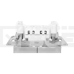 Механизм выключателя EKF UP1-SWA-24 Эпика двухклавишный, с подсветкой, алюминий, фото9