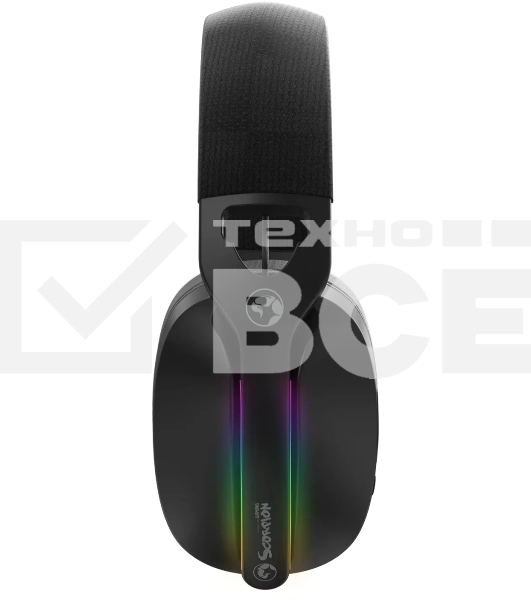 Гарнитура Marvo Pulz 70S Gaming Headset чёрный, проводная, USB, 7.1 Surround, RGB-подсветка