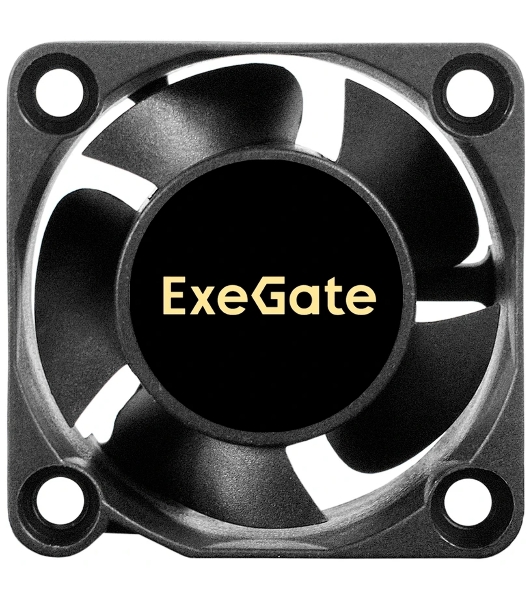 Вентилятор корпусной ExeGate EX04020S2P-24, 40 мм, 7000 об/мин, 29 дБ, 2 pin, без подсветки