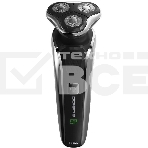 Бритва PMR 0307RС wet&dry PRO 5 blades+ электрическая (Polaris) , черный/хром, фото 1