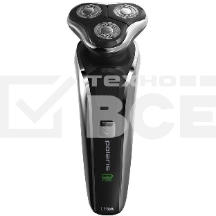 Бритва PMR 0307RС wet&dry PRO 5 blades+ электрическая (Polaris) , черный/хром