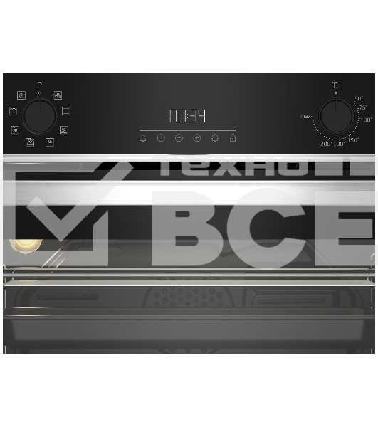 Духовой шкаф электрический Beko BBCM13300X, черный/серебристый