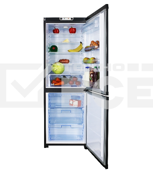 Холодильник ОРСК 173 G графит двухкамерный 200/120л морозилка снизу