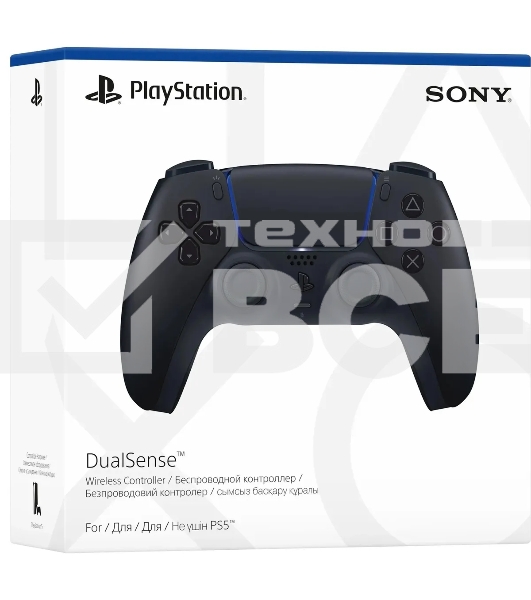 Геймпад Sony PlayStation 5 DualSense Wireless Controller CFI-ZCT1W black (PS719827696)