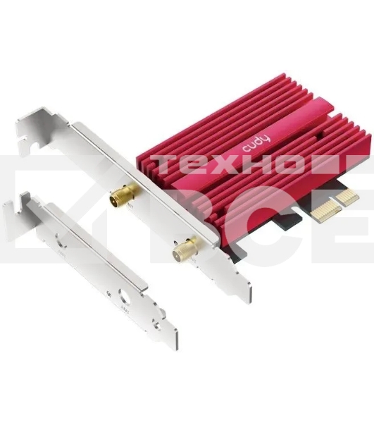 Сетевой адаптер Wi-Fi + Bluetooth Cudy WE4000 АХ5400 PCI Express (ант.внеш.съем) 1ант.
