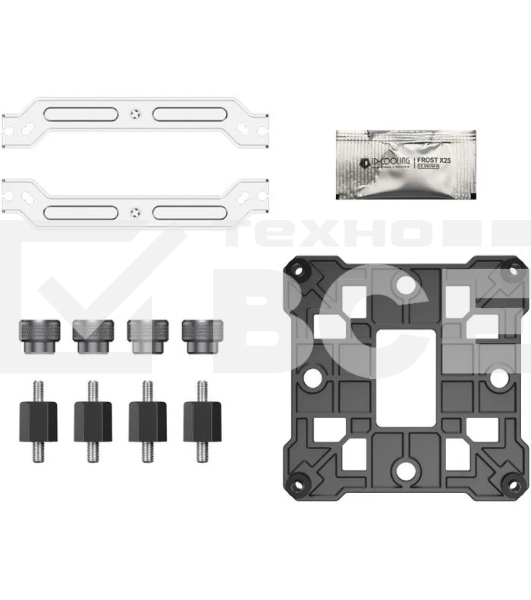 Кулер ID-Cooling SE-214-XT DF ARGB белый 120мм алюминий+медь 2000rpm 31.5db 4-pin 180W 150мм