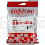 Панель Suprlan 10-0334-1, лицевая со шторкой 80x80, 2xKeystone ABS пластик, белый, фото2