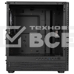 Компьютерный корпус  PCCooler IE200 BK, Tempered Glass Full Tower, черный, TG, SPCC, 1x120mm ARGB E-ATX, ATX, mATX, mITX 180/380/220mm 4x2.5