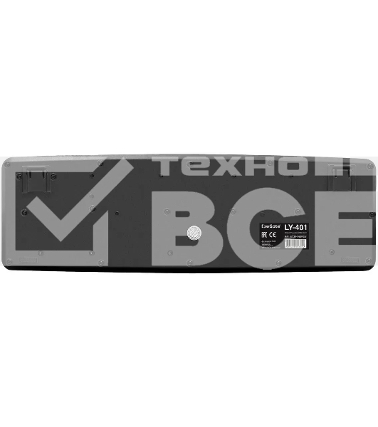 Клавиатура ExeGate LY-401 (EX264086RUS) проводная, USB, серебристый