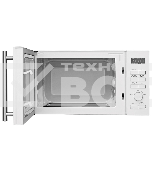 Микроволновая печь BBK 23MWS-951T/W белый, 23 л, 900 Вт, переключатели - кнопки/поворотный механизм