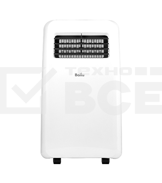 Кондиционер мобильный Ballu Aura BPAC-07 CP/N1_24Y 7000 BTU, 18 м², 47 дБ, охлаждение, осушение, белый