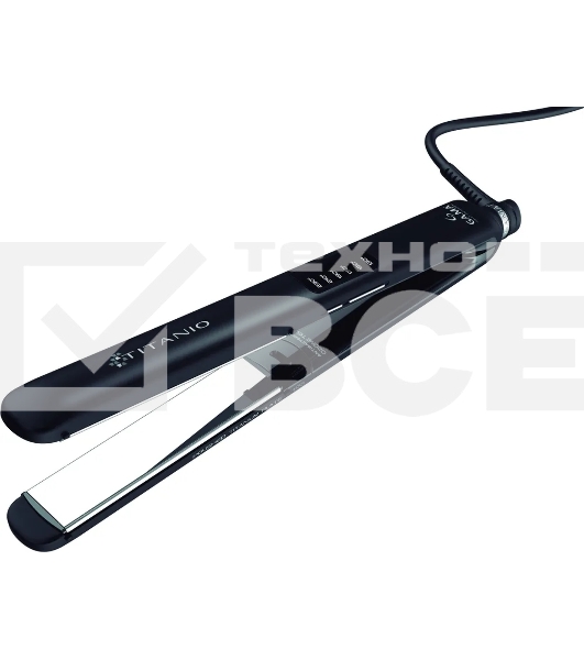Выпрямитель для волос GA.MA CP14 LED 4D TITANIO - SY (GI2511) 40 Вт, 130 -230 °С (6 уровней), чёрный