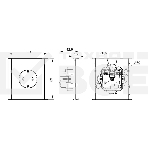 Розетка СП FORTE&PIANO FP216 16А с заземл. без защ. шторок винт. крепл. бел. IEK FP-R11-16-K01, фото6