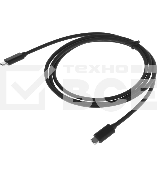 Кабель Buro BU-TYPE-C3.2-4KVID-1.5M 1.5м черный