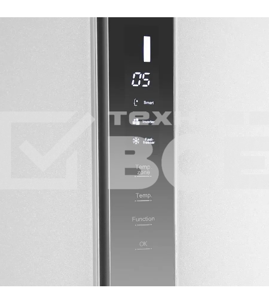 Холодильник с инвертором MAUNFELD MFF177NFW Slim Inverter