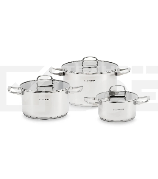 Набор кастрюль Starwind Chef Compact 6 предметов (SW-CH3006)