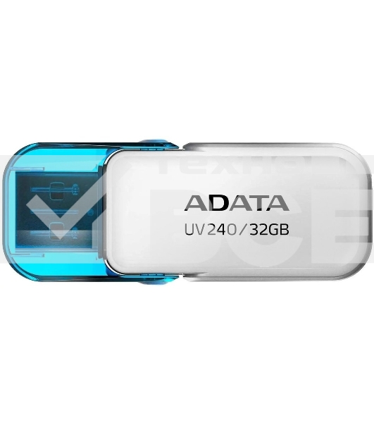 Флеш диск 32GB ADATA UV240, USB 2.0, Белый
