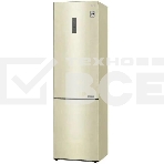 Холодильник LG GA-B509CEWL бежевый двухкамерный 277/107л морозилка снизу, No Frost, фото15