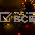 Гирлянда светод. Funray Лучики, SE-BEAM-110M, 10М, 100LED, мульти (4цв.),темно-зел.шн.0,7м,контр., фото3