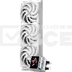 Система охлаждения Water Cooling System PCCooler DS360 Display WH (310W, 360мм, LED, белый, ARGb Pump/Fans: 3x120мм, 90.56CFM, 39.8dBA, 2500RPM/Pump height 65мм, 15dBA, 2600RPM, Rad thickness 27мм/S: 1851, 1700, 1200, 115X, AM5, AM4), фото7