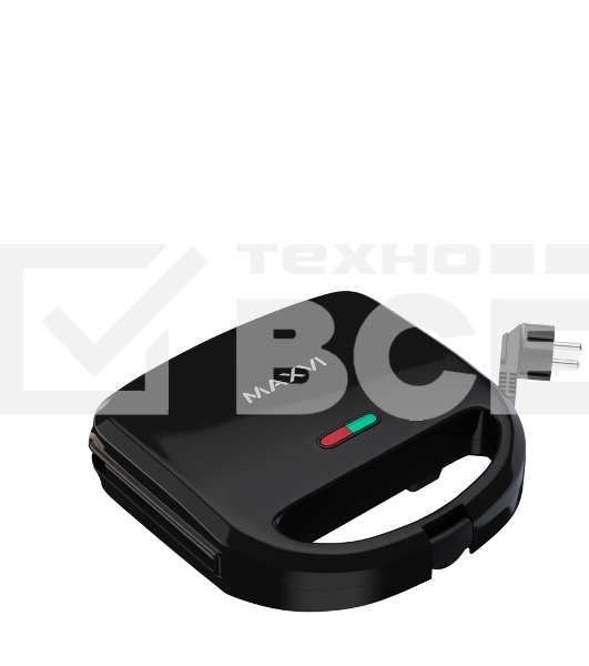 Вафельница Maxvi SM752P черный