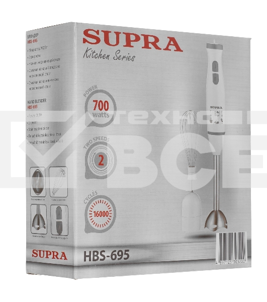 Блендер погружной SUPRA HBS-695