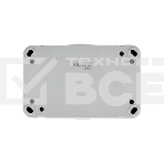 Блок горизонтальный 2 розетки (керамика) Mini OG IP54 с заземлением, о/у, серый Kranz, фото6