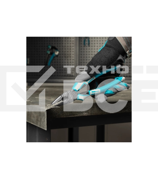 Плоскогубцы Gross 16975 комбинированные, 205 мм, трехкомпонентные рукоятки