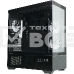 Компьютерный корпус ZALMAN CHRONIX V2, ATX, BLACK, WINDOW, 1xCombo (3.5’’ or 2.5’’), 1x3.5’’HDD, 2x2.5’’SSD, 1xUSB2.0, 1xUSB3.0, 1xUSB Type-C, SIDE 2x120мм ARGB, REAR 1x120мм ARGB, фото4