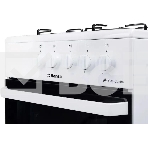 Плита газовая Hansa FCGW510029A белый, конфорок 4 газовых, духовка 53 л, 50 см x 85 см x 57 см, фото2