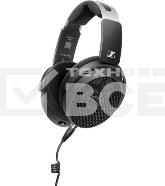 Проводные наушники Sennheiser HD 490 PRO черный/серый, полноразмерные, Jack 3.5/6.3 мм