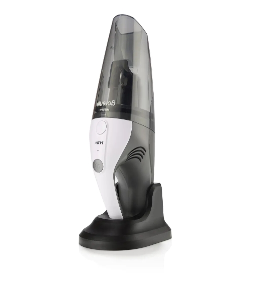 Пылесос Gorenje MVC148FGW белый/серый, 25/100 Вт, уборка сухая, пылесборник контейнер 0,5 л